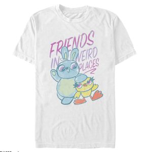 Men’s Toy Story Ducky & Bunny Weird Places T-Shirt