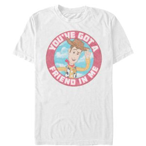Men’s Toy Story Friend in Me Woody Circle T-Shirt