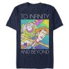 Men’s Toy Story Infinity and Beyond Rainbow T-Shirt