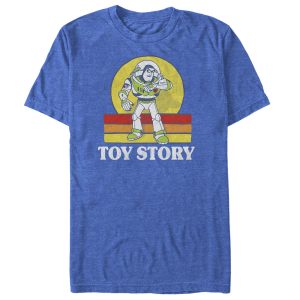 Men’s Toy Story Retro Striped Buzz Lightyear T-Shirt