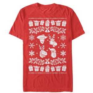 Men’s Toy Story Ugly Christmas Toys T-Shirt