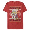 Men’s Toy Story Ugly Christmas Woody & Buzz T-Shirt