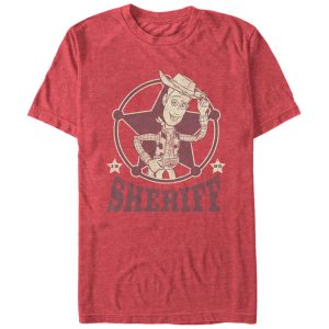 Men’s Toy Story Woody Sheriff Badge T-Shirt