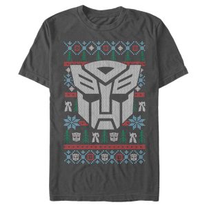 Men’s Transformers Autobot Logo Ugly Xmas T-Shirt