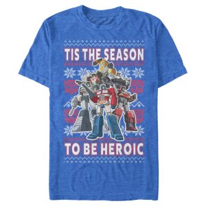 Men’s Transformers Autobots Heroic Ugly Xmas T-Shirt