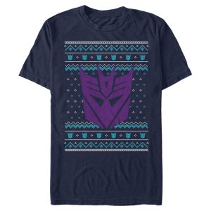 Men’s Transformers Decepticon Logo Ugly Xmas T-Shirt