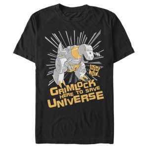 Men’s Transformers Grimlock Saves the Universe T-Shirt