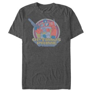 Men’s Transformers Optimus Prime Retro Circle T-Shirt