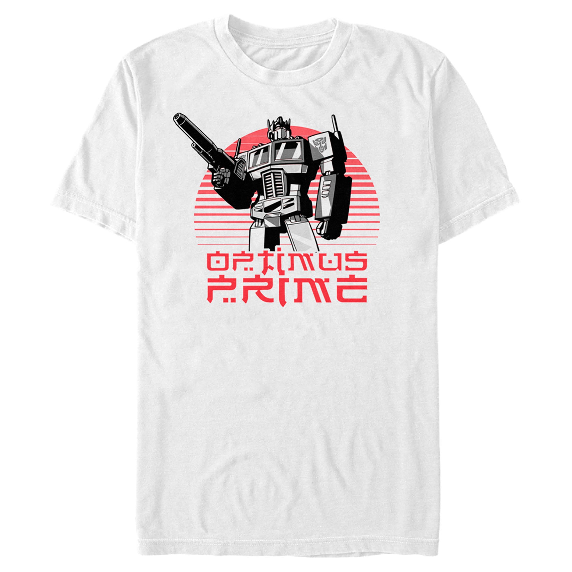 Men's Transformers Optimus Prime Retro Kanji T-Shirt Men's Transformers Optimus Prime Retro Kanji T-Shirt