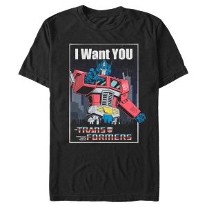 Men’s Transformers Optimus Prime Wants You T-Shirt