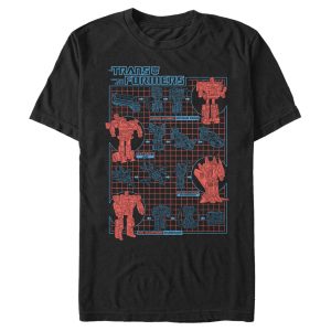 Men’s Transformers Robot Transformations T-Shirt