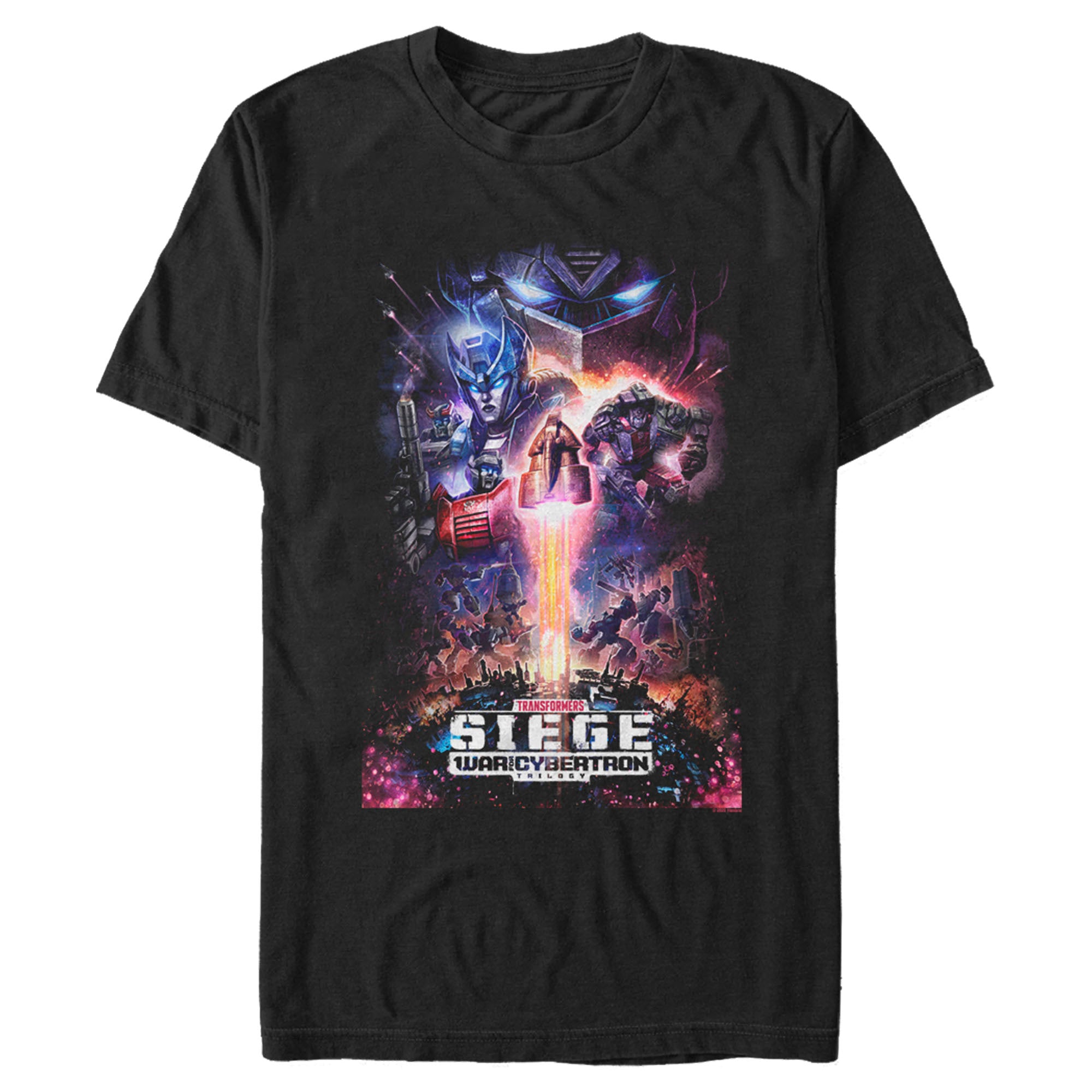 Men's Transformers Siege Poster T-Shirt Men's Transformers Siege Poster T-Shirt