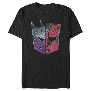 Men’s Transformers Split Bot Logo T-Shirt