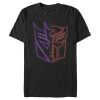 Men’s Transformers Split Bot Neon Logo T-Shirt