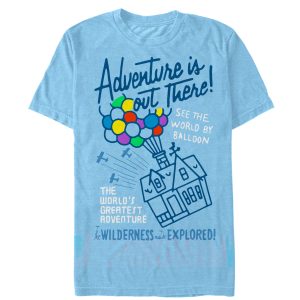 Men’s Up See the World by Balloon T-Shirt