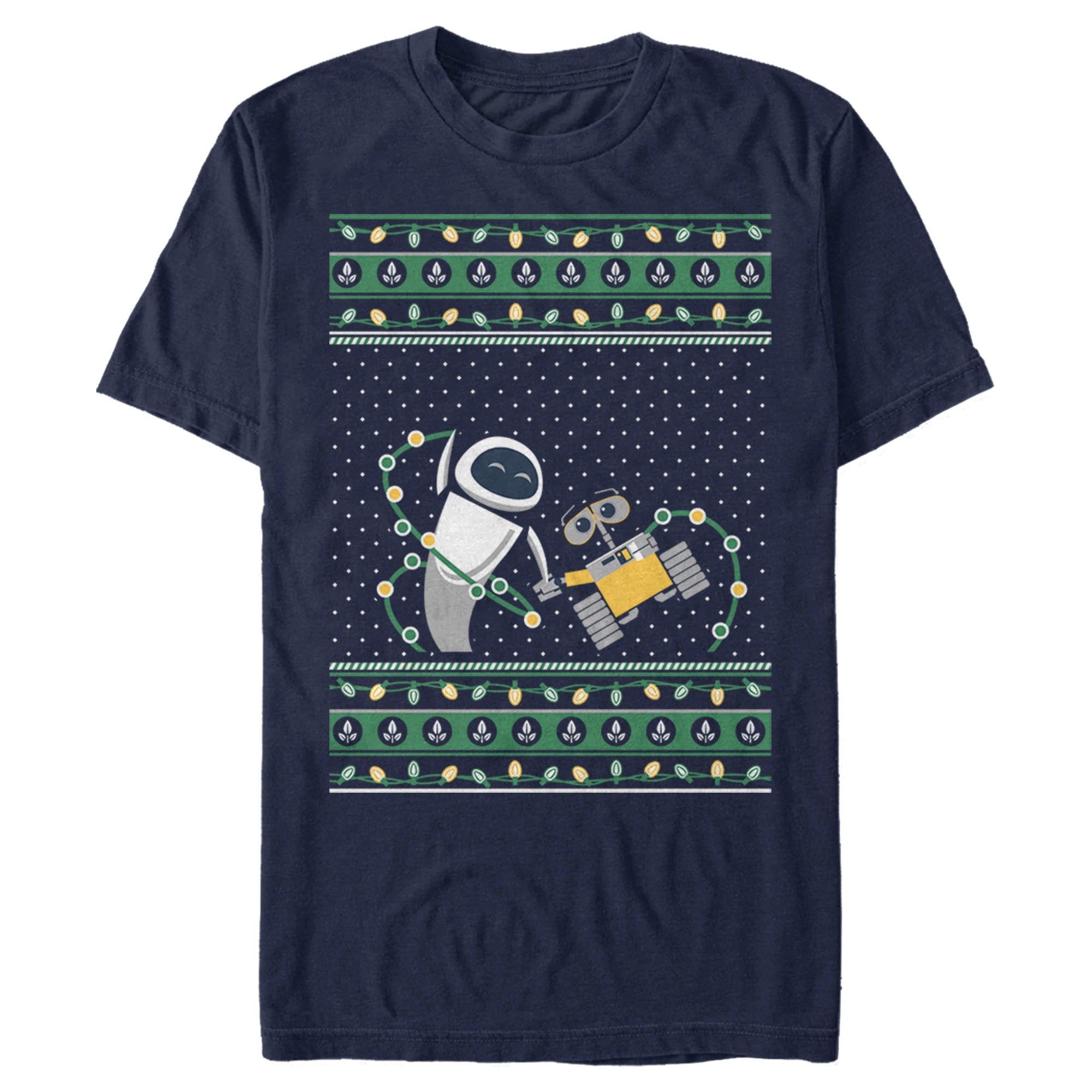 Men's Wall-E Eve Ugly Sweater T-Shirt Men's Wall-E Eve Ugly Sweater T-Shirt