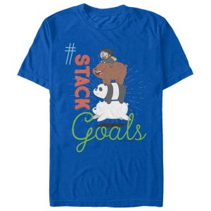 Men’s We Bare Bears Stack Goals T-Shirt
