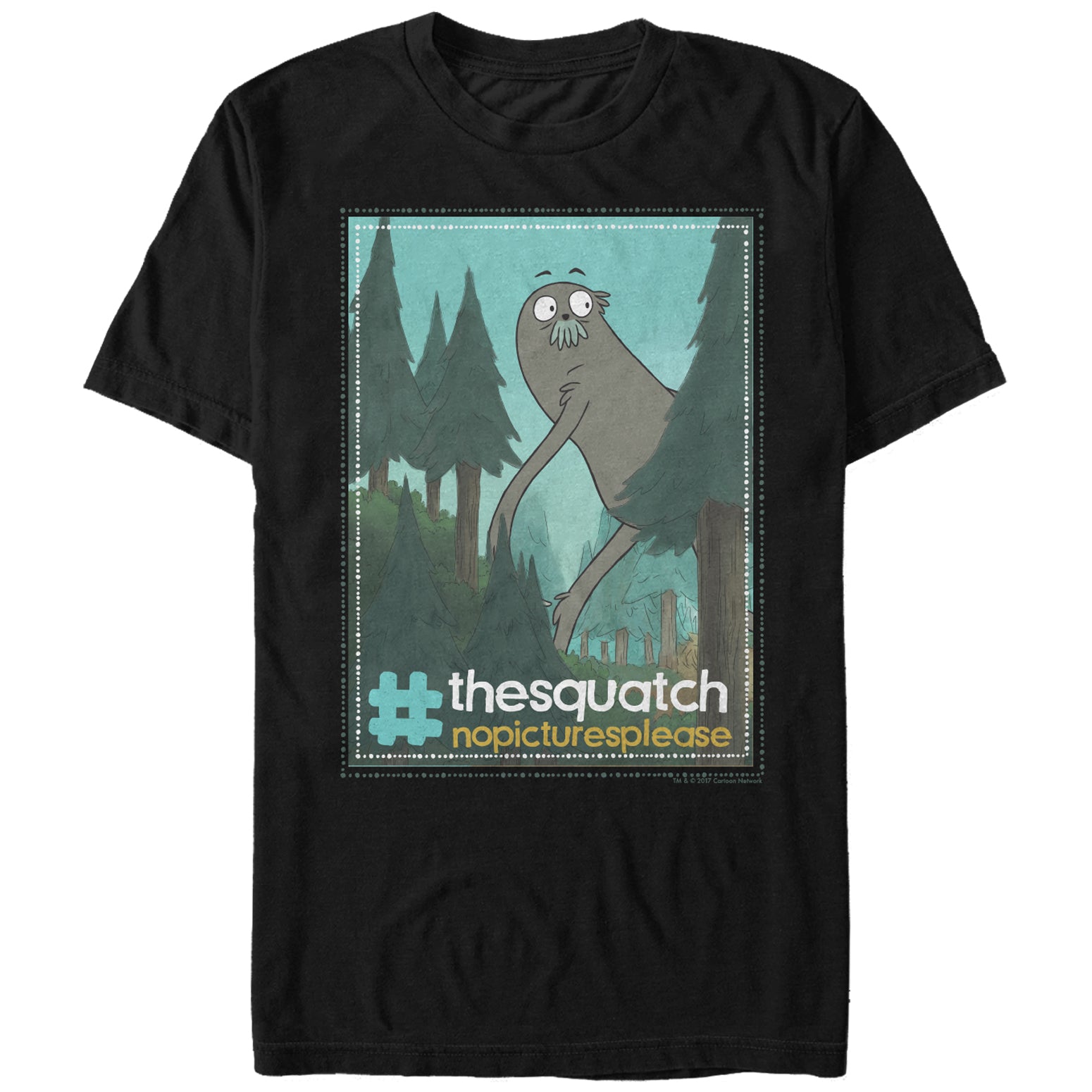 Men's We Bare Bears The Squatch No Pictures T-Shirt Men's We Bare Bears The Squatch No Pictures T-Shirt
