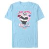 Men’s We Bare Bears Valentine’s Day Panda I Got Flowers For You T-Shirt