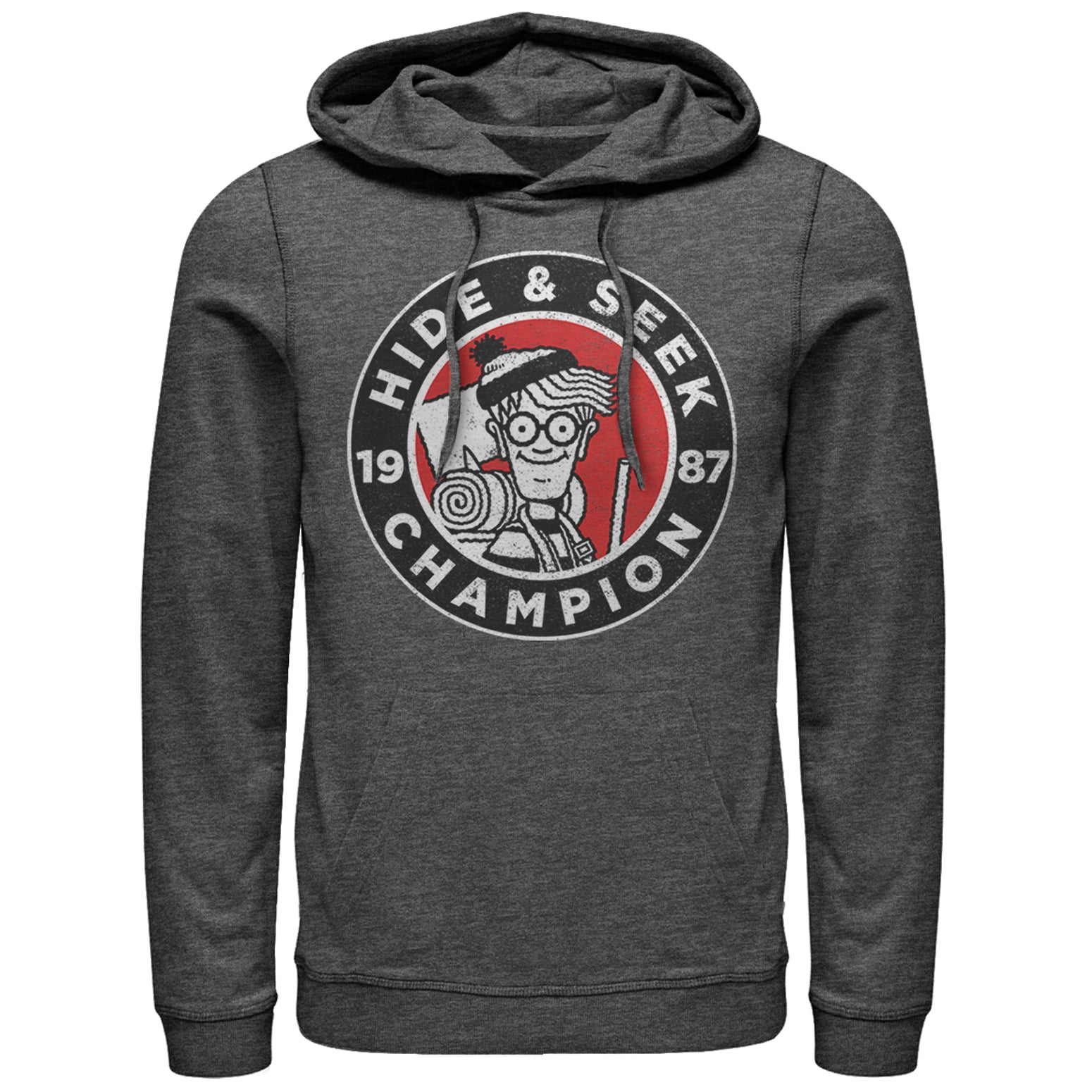 Men's Where's Waldo Hide and Seek Champion Pull Over Hoodie Men's Where's Waldo Hide and Seek Champion Pull Over Hoodie