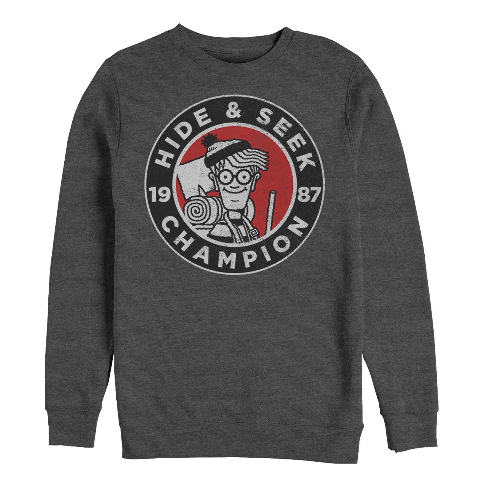 Men's Where's Waldo Hide and Seek Champion Sweatshirt Men's Where's Waldo Hide and Seek Champion Sweatshirt