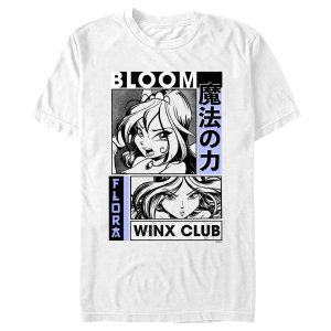 Men’s Winx Club Bloom and Flora Manga Panels T-Shirt