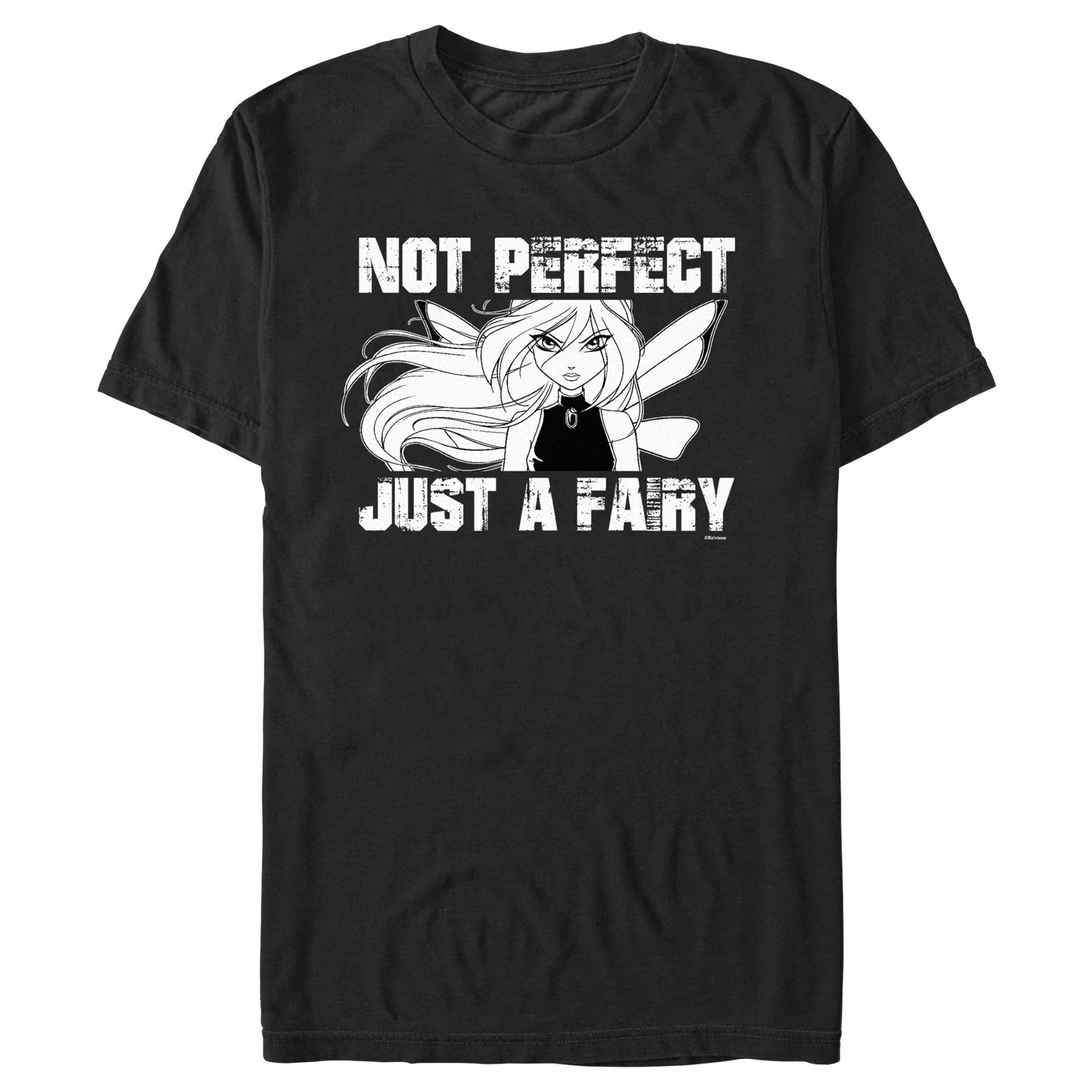 Men's Winx Club Distressed Just a Fairy T-Shirt Men's Winx Club Distressed Just a Fairy T-Shirt