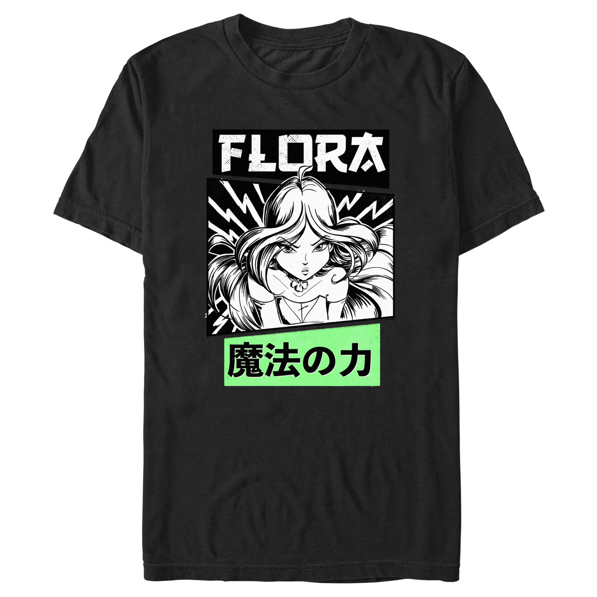 Men's Winx Club Flora Magical Power T-Shirt Men's Winx Club Flora Magical Power T-Shirt