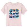 Toddler’s Lilo & Stitch Facial Expressions Grid T-Shirt