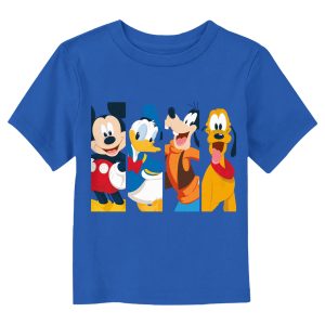 Toddler’s Mickey & Friends Best Friends Panels T-Shirt