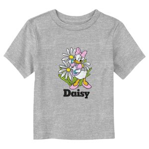Toddler’s Mickey & Friends Distressed Daisy and Flowers T-Shirt