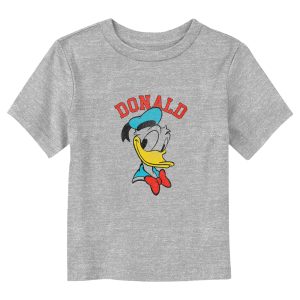 Toddler’s Mickey & Friends Distressed Duck Portrait T-Shirt