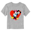 Toddler’s Mickey & Friends Hugging Hearts Retro T-Shirt