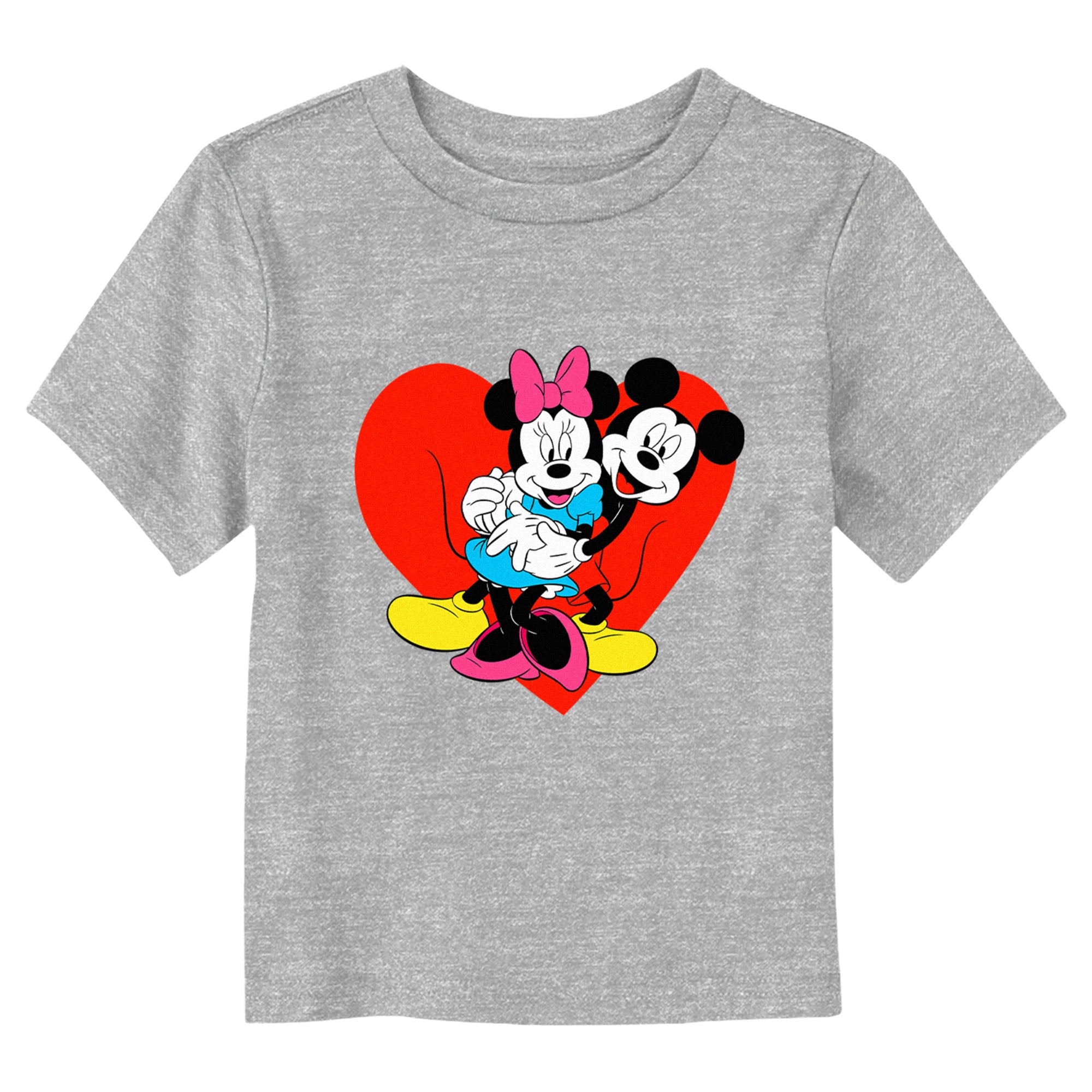 Toddler's Mickey & Friends Hugging Hearts Retro T-Shirt Toddler's Mickey & Friends Hugging Hearts Retro T-Shirt