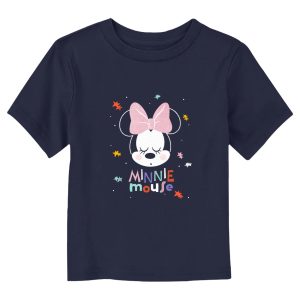 Toddler’s Mickey & Friends Pastel Sleepy Minnie T-Shirt