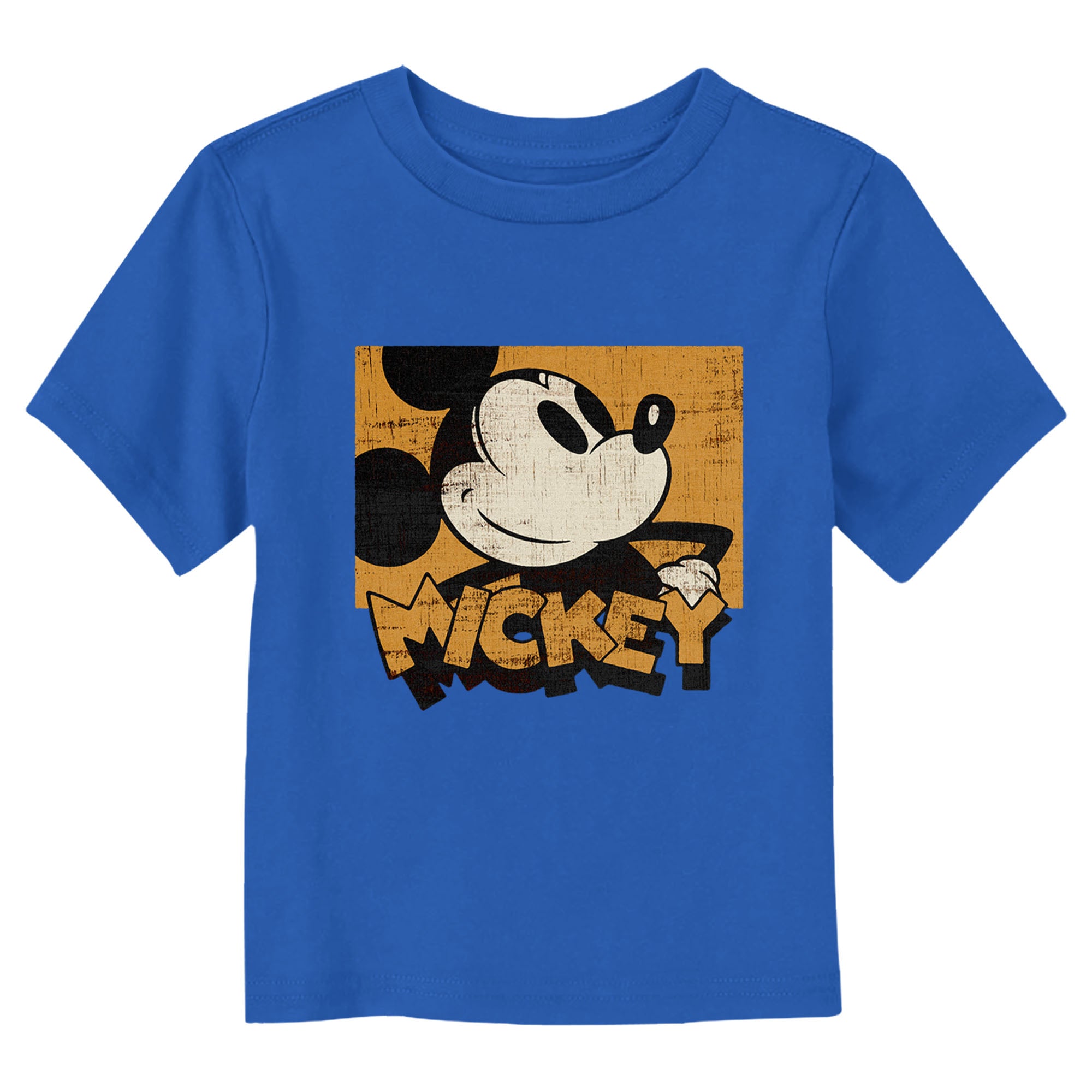 Toddler's Mickey & Friends Retro Distressed Square T-Shirt Toddler's Mickey & Friends Retro Distressed Square T-Shirt