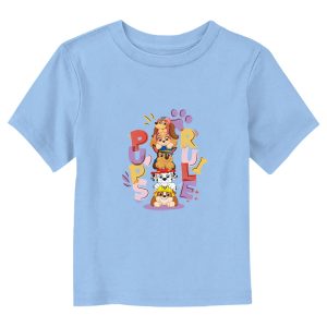 Toddler’s PAW Patrol Pups Rule Purple Crew T-Shirt