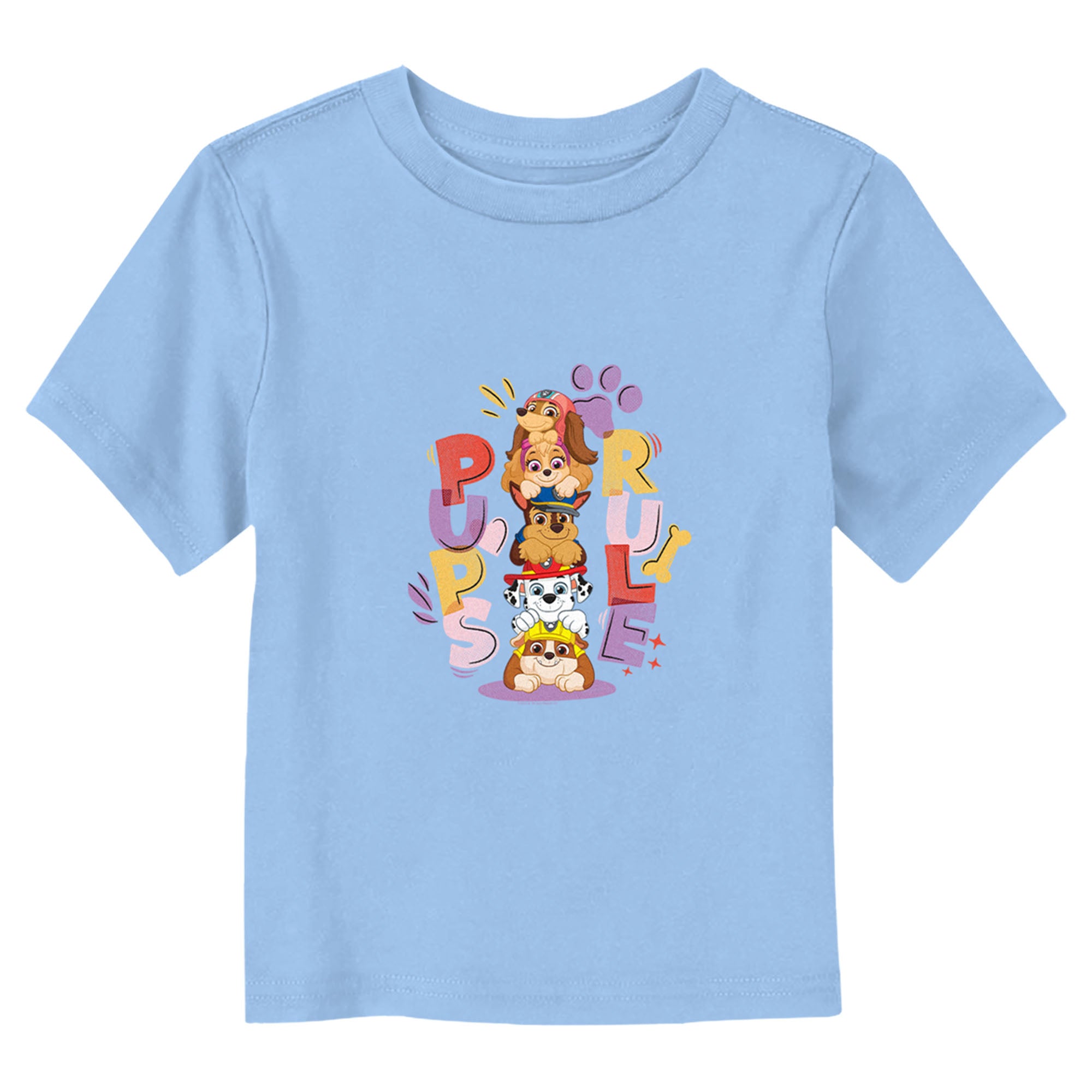 Toddler's PAW Patrol Pups Rule Purple Crew T-Shirt Toddler's PAW Patrol Pups Rule Purple Crew T-Shirt