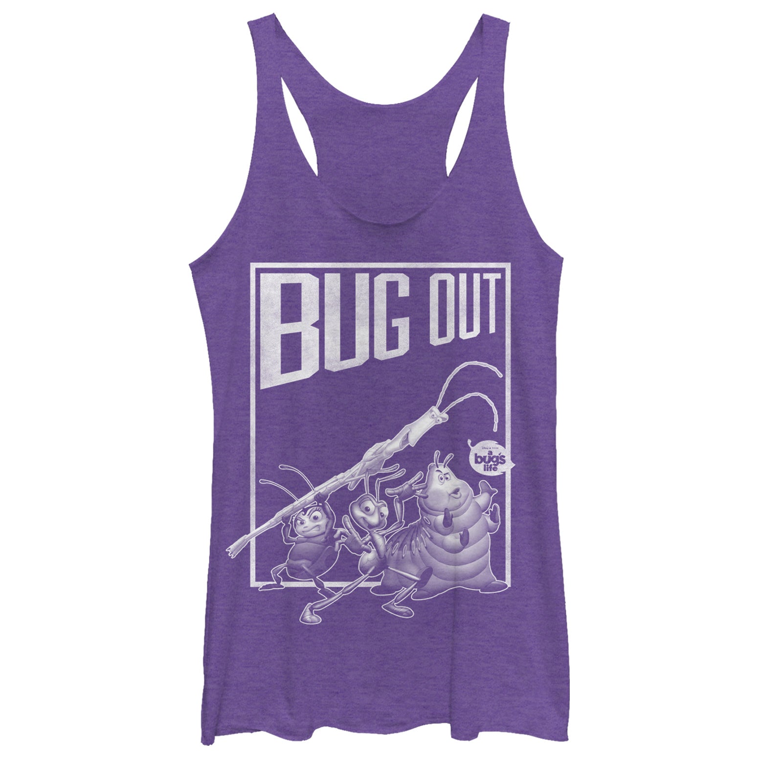 Women's A Bug's Life Bug Out Favorites Racerback Tank Top Women's A Bug's Life Bug Out Favorites Racerback Tank Top