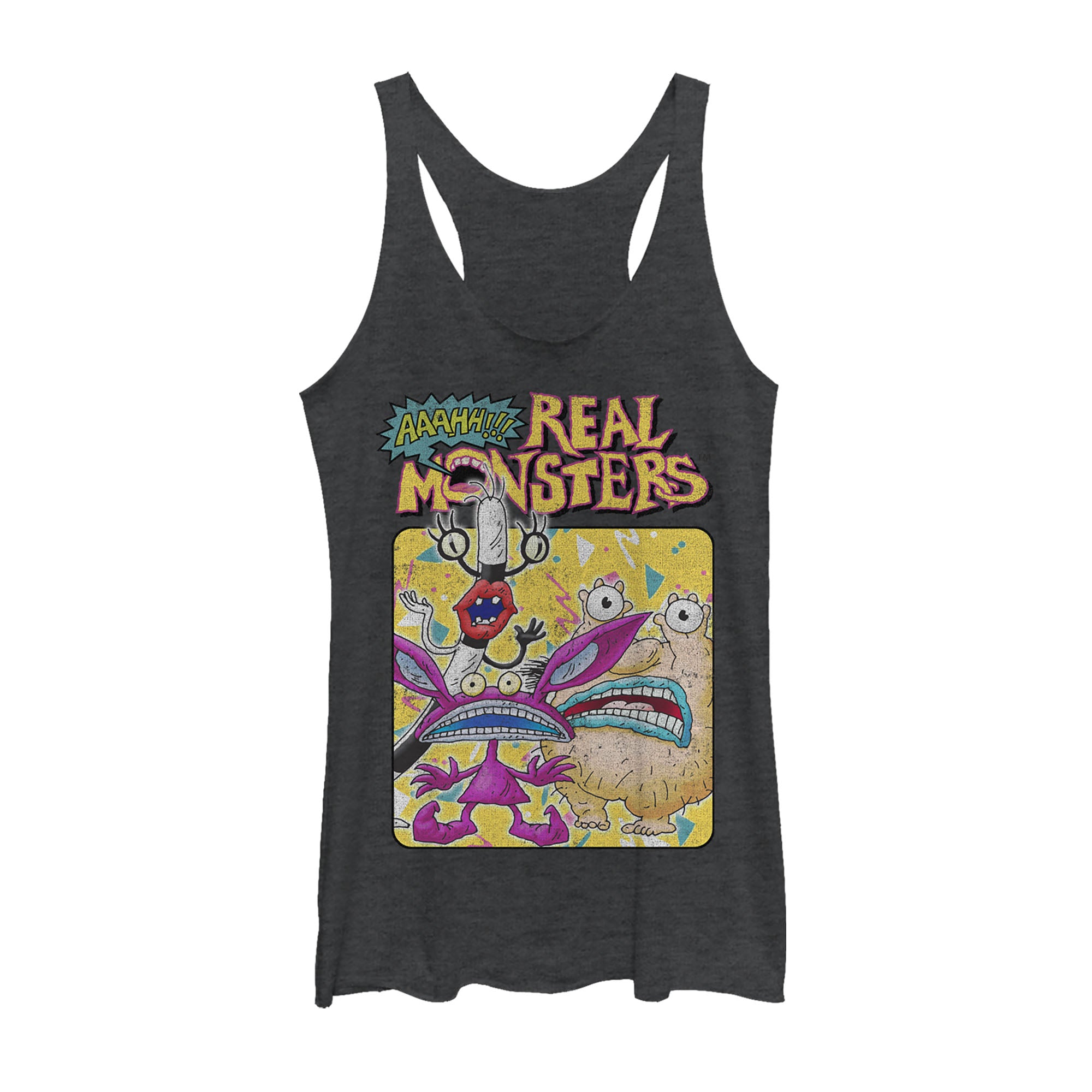 Women's Aaahh!!! Real Monsters Character Crew Racerback Tank Top Women's Aaahh!!! Real Monsters Character Crew Racerback Tank Top