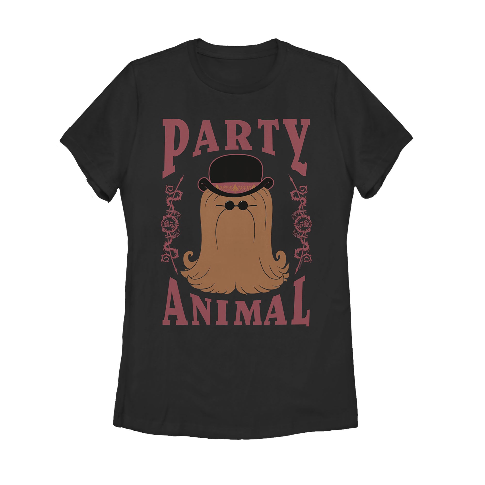 Women's Addams Family Cousin Itt Party Animal T-Shirt Women's Addams Family Cousin Itt Party Animal T-Shirt