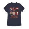 Women’s Addams Family Portrait Panels T-Shirt