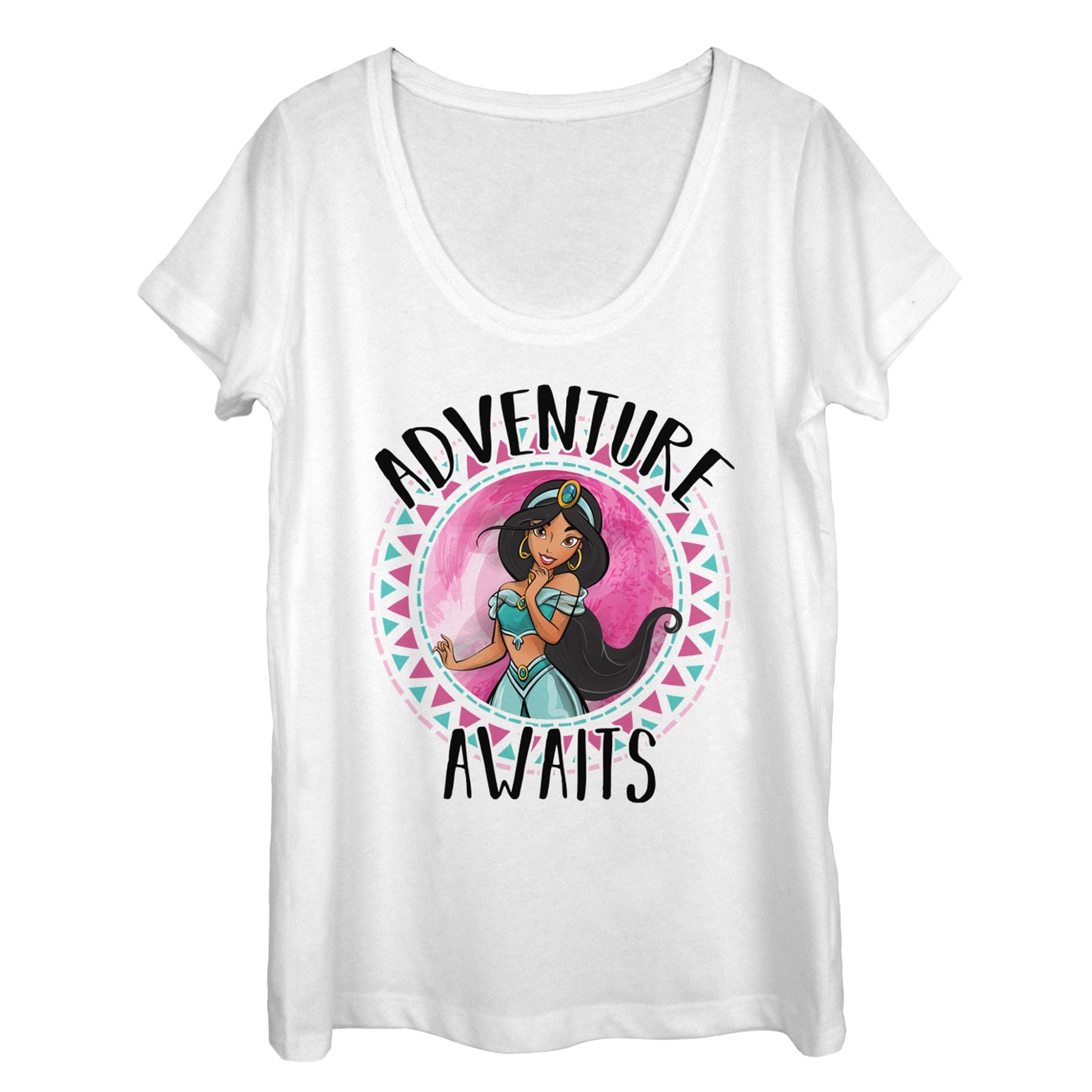 Women's Aladdin Jasmine Adventure Scoop Neck Women's Aladdin Jasmine Adventure Scoop Neck