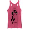 Women’s Aladdin Jasmine Graffiti Print Racerback Tank Top
