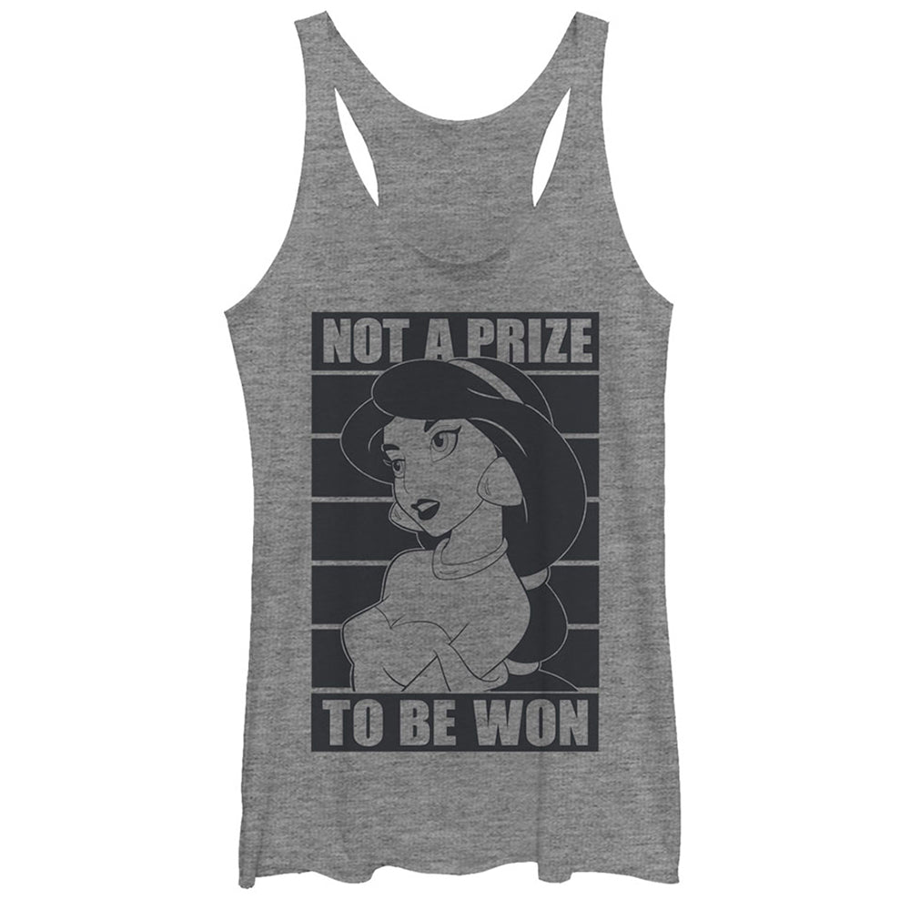Women's Aladdin Jasmine Not a Prize Racerback Tank Top Women's Aladdin Jasmine Not a Prize Racerback Tank Top