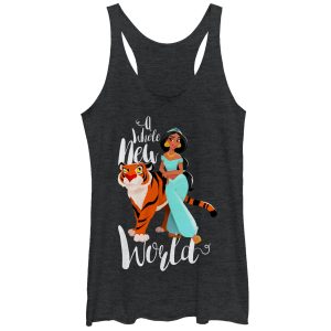 Women’s Aladdin Whole New World Racerback Tank Top