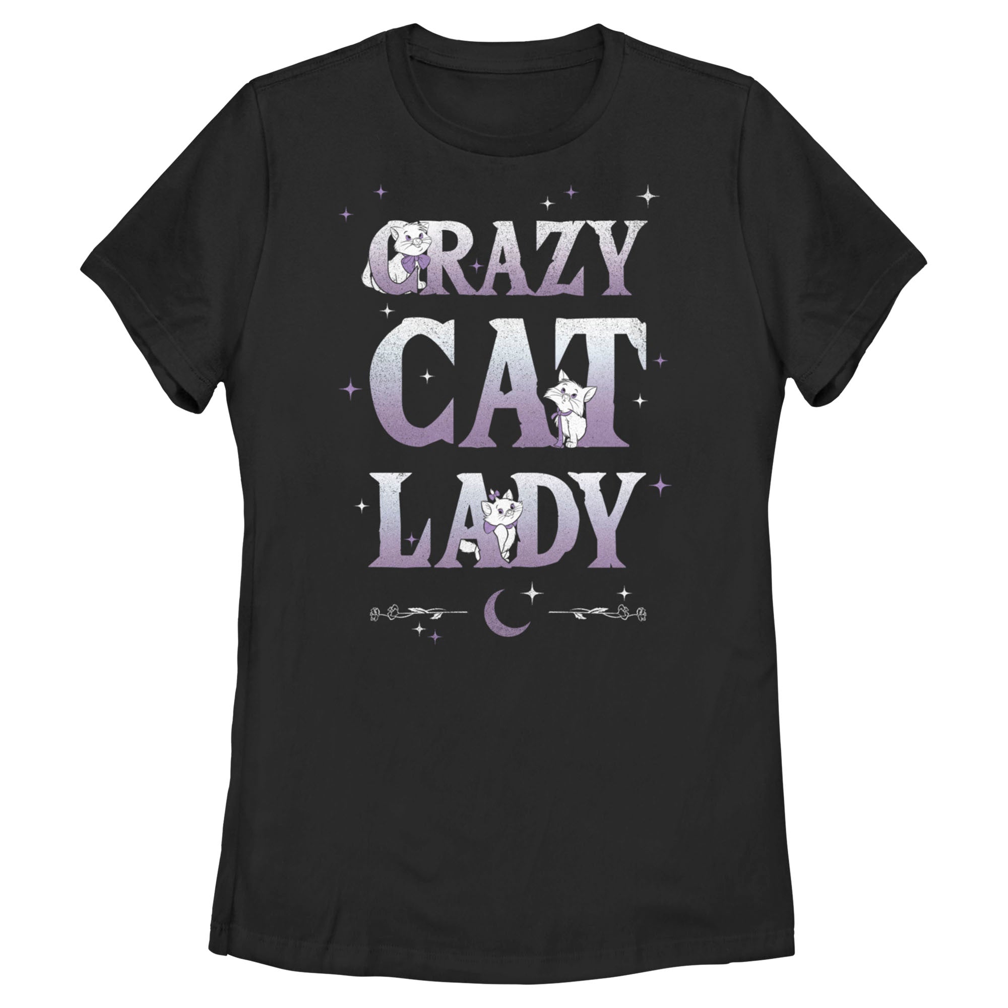 Women's Aristocats Crazy Cat Lady T-Shirt Women's Aristocats Crazy Cat Lady T-Shirt