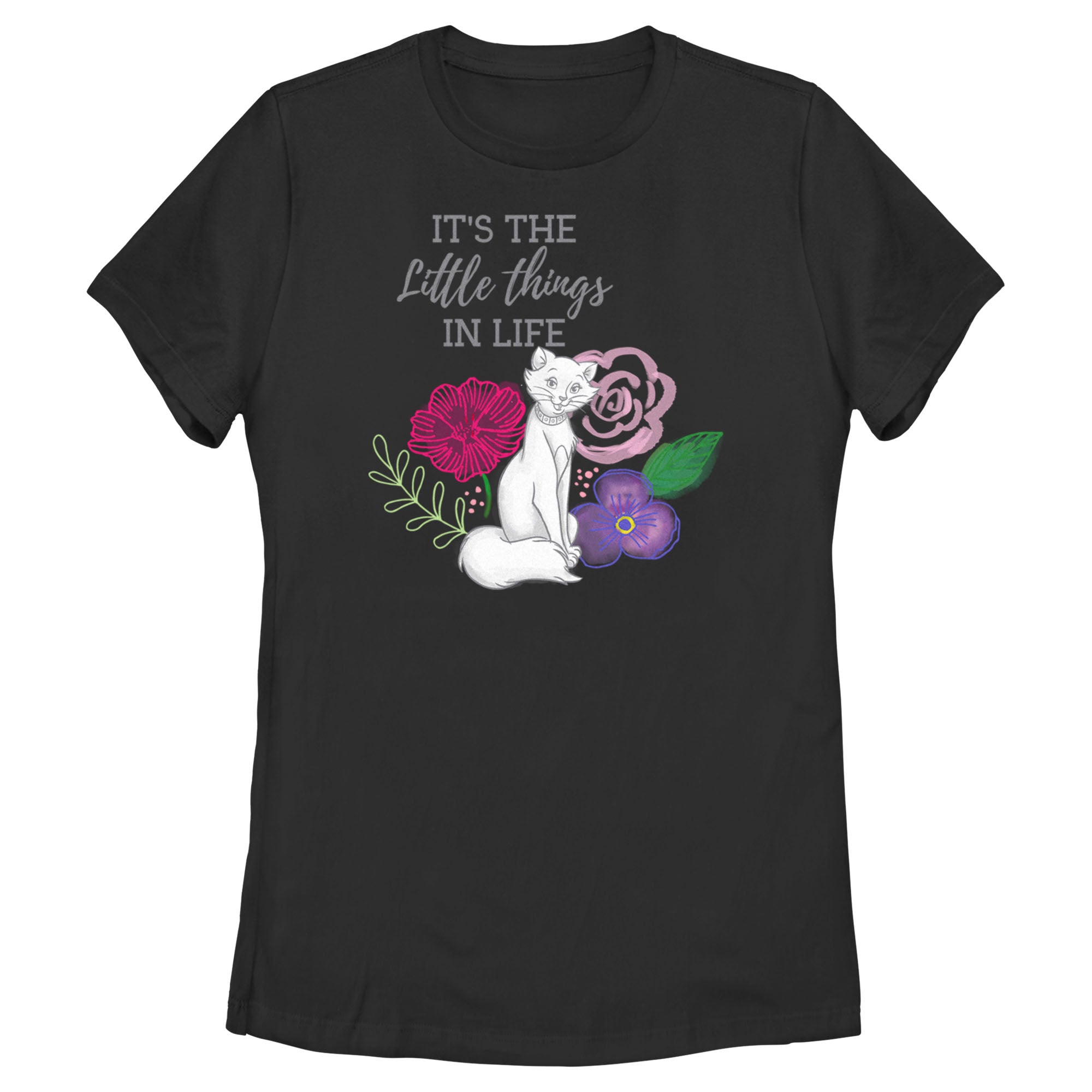 Women's Aristocats Duchess It’s the Little Things in Life T-Shirt Women's Aristocats Duchess It’s the Little Things in Life T-Shirt