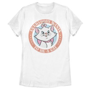 Women’s Aristocats Marie Everybody Wants To Be A Cat T-Shirt