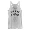 Women’s Aristocats Marie My Cat Is My Bestie Racerback Tank Top